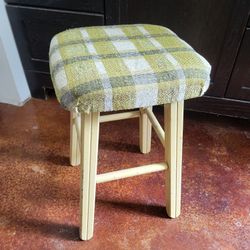 Vintage Stool 18" Tall 12x12 Seat