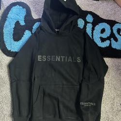 Black Essential Hoodie