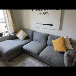 Grey Sectional Couch 
