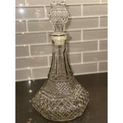 Vintage 12” Wexford Ships Decanter & Stopper 