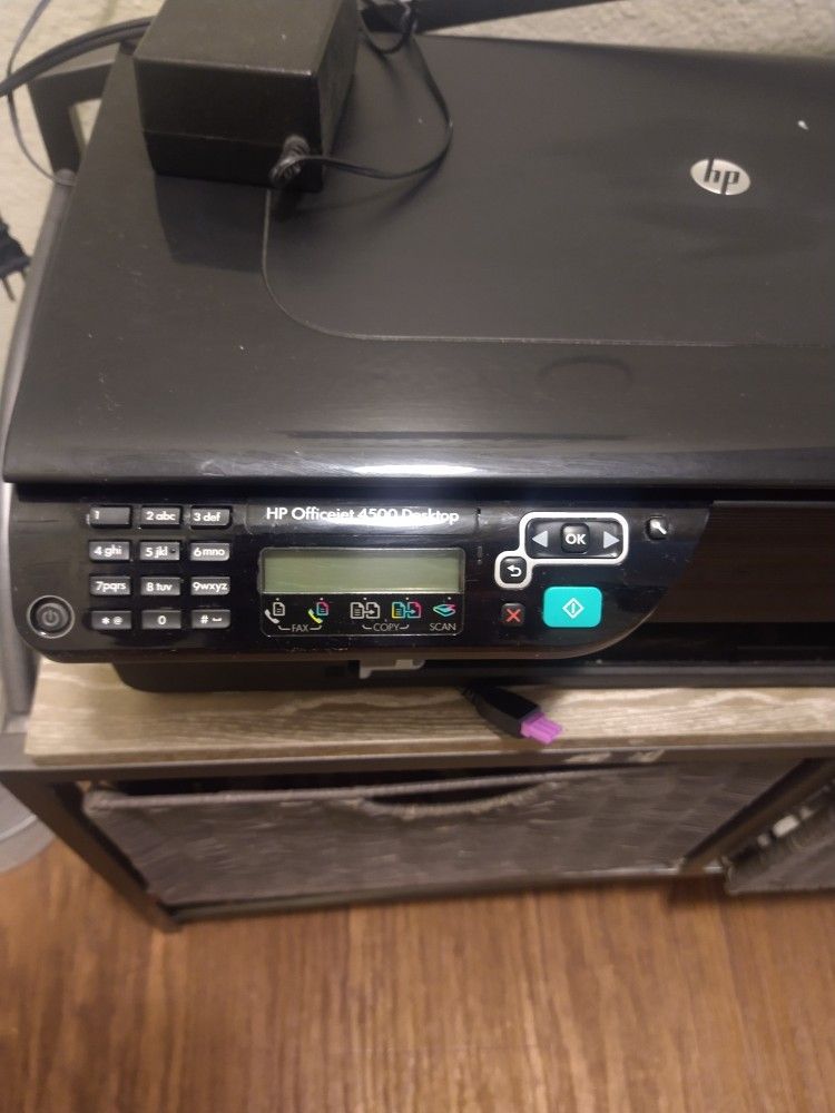 HP Officejet 4500 Desktop All In One Printer - Electronics | Color: Black