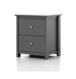 Set Of Two Isenbert 21.9" 2 Drawer Nightstand