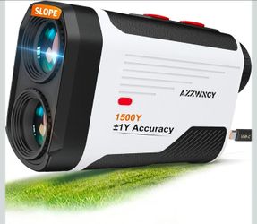 Golf Rangefinder with Slope - 1500 Yards Laser Range Finder