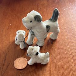 Vintage porcelain dogs