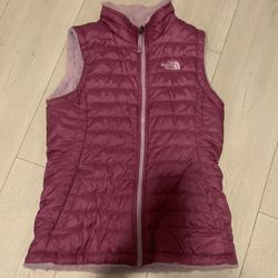 Purple North Face vest