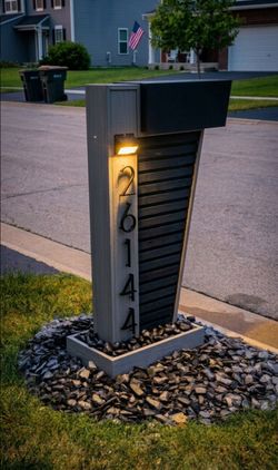 ,Custom Mailbox,Creative Design,Composite Mailstand, Handcrafted