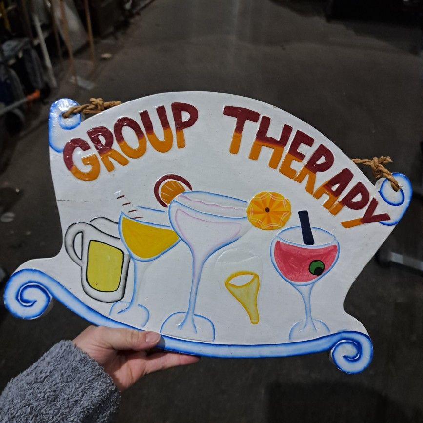Group Therapy Sign