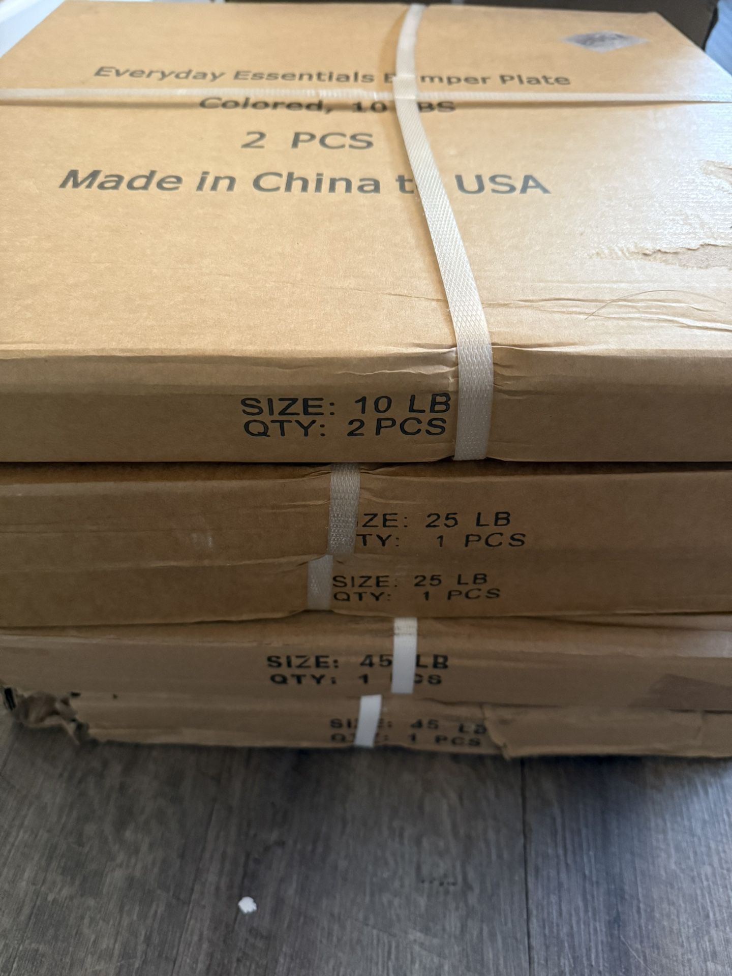 160lbs Olympic Color Coded Bumper Weight Plates Set