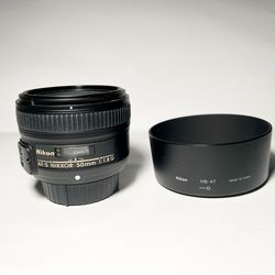 Nikon 50mm 1.8G prime lens