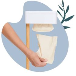 Tushy Tissue Paper Disposer Stand