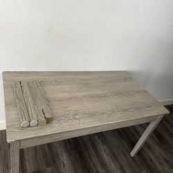 Grey kids activity table