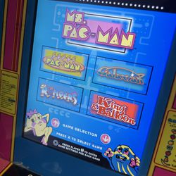 Ms Pacman Arcade Up Table Arcade
