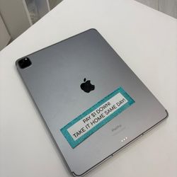 Apple IPad Pro 12.9 Inch 6th Gen Tablet - Pay $1 DOWN AVAILABLE - NO CREDIT NEEDED