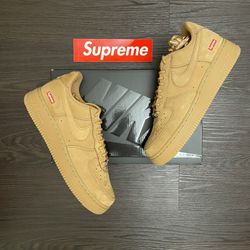 Nike Supreme x Air Force 1 Low SP Men's Shoes Wheat