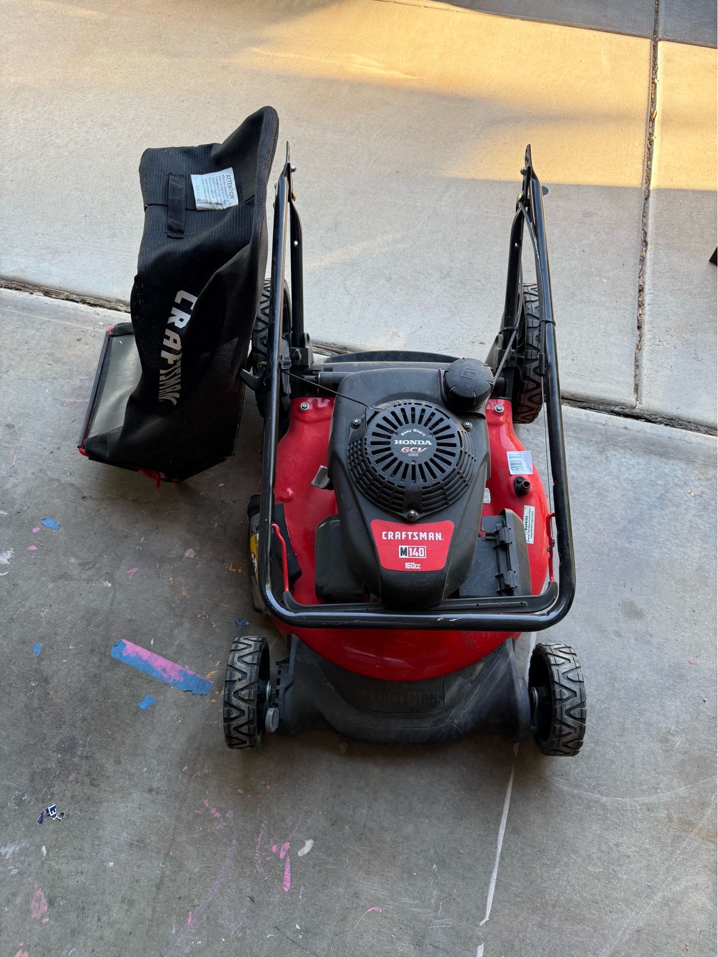 Craftsman m140 Lawn mower w/ Honda engine