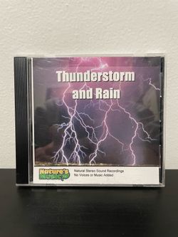 Nature’s Music Thunderstorm And Rain CD RARE Nature Sounds River Sleep 2003