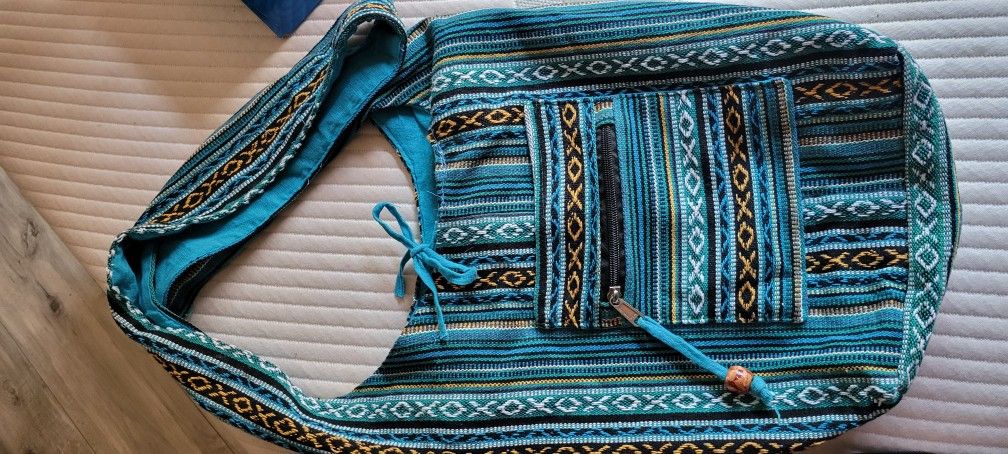 Multi Color Cross Body Bag.