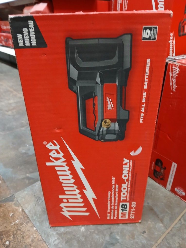 Milwaukee New Transfer Pump 18M
