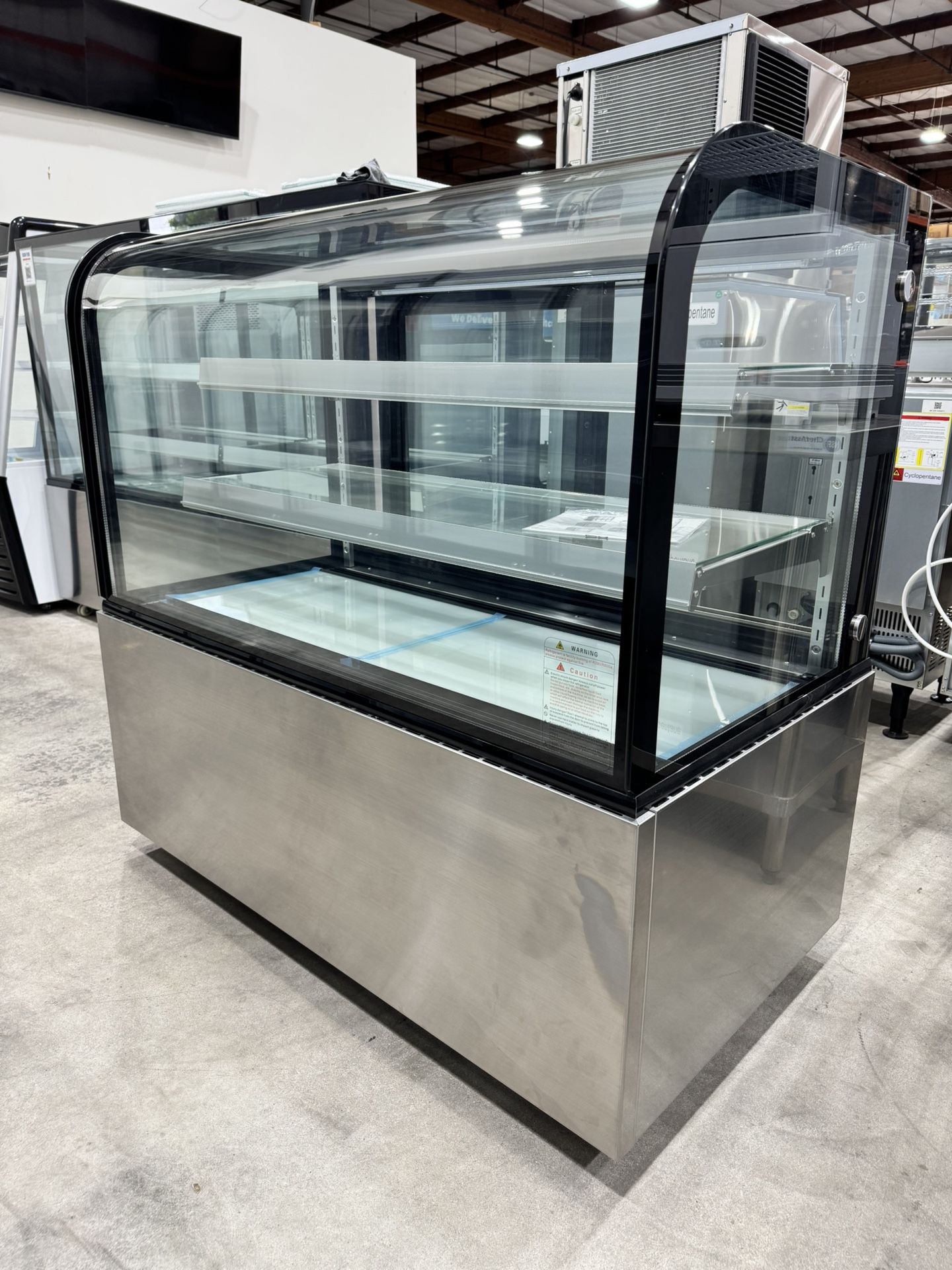 NSF 🧊 Polarman 48" Curved Refrigerated Bakery Display Case ETL NEW