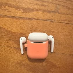 Apple AirPods 2nd Generation (A1602) + Protective Case