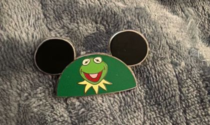 Disney- Limited Edition-Kermit the Frog Mickey Ear Hat Pin