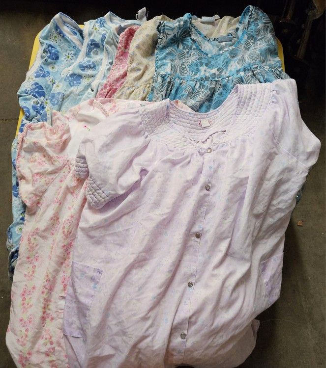 Lot Of 8 Women's Nightgowns/Nightshirts Size 3X