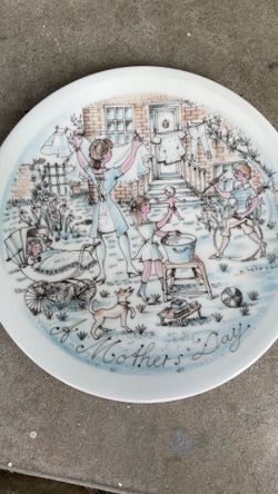 Haviland Mother's Day Plate “The Wash”