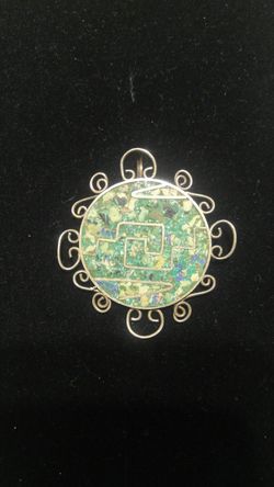 Signed Taxco Pendant/Brooch