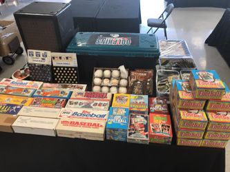 Thousands of vintage sports cards and other cool sports related items