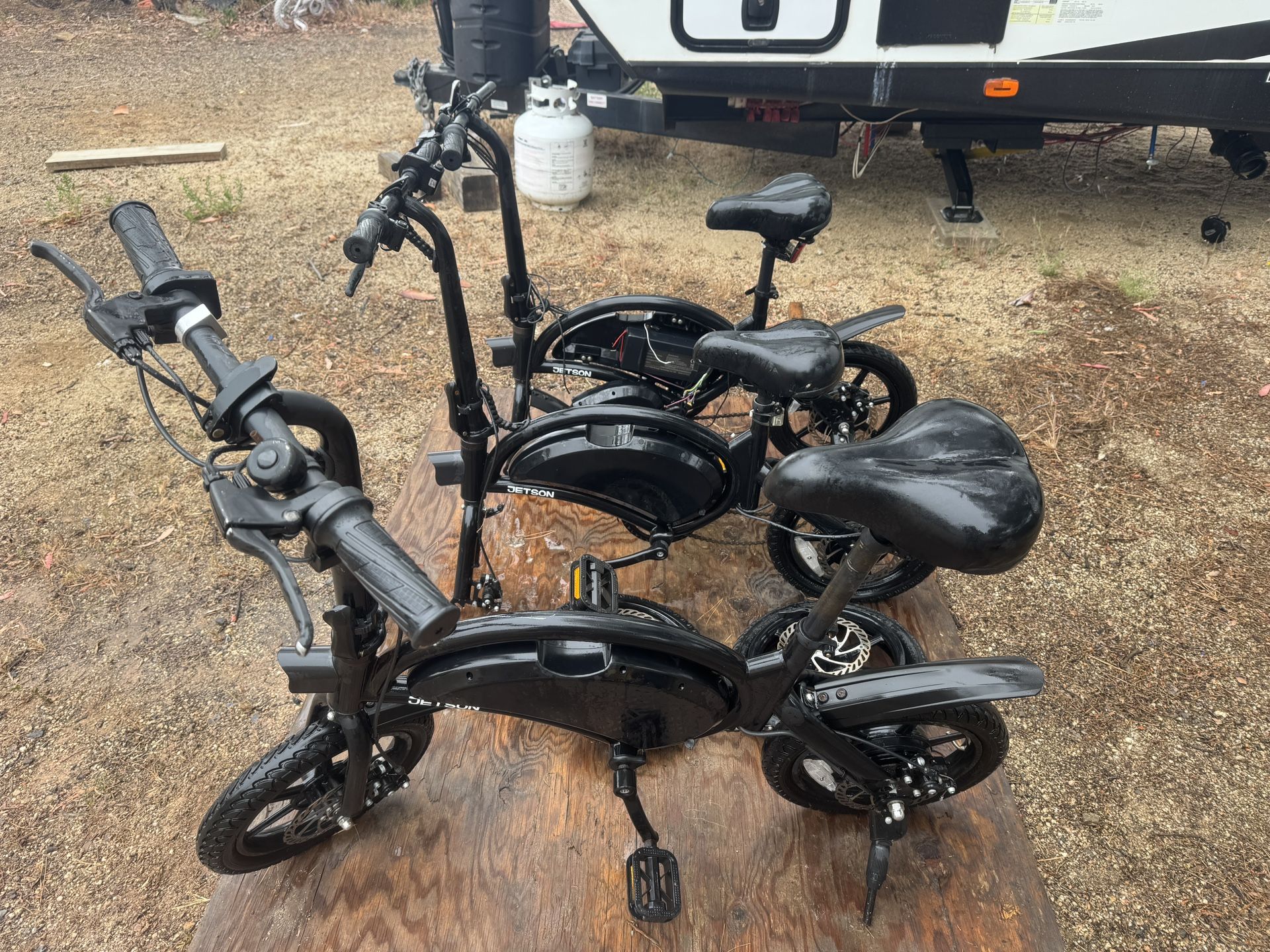 3 Jetson Bolt Electric Bikes