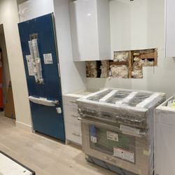 Glossy White Glossy Grey European Style Kitchen Cabinet