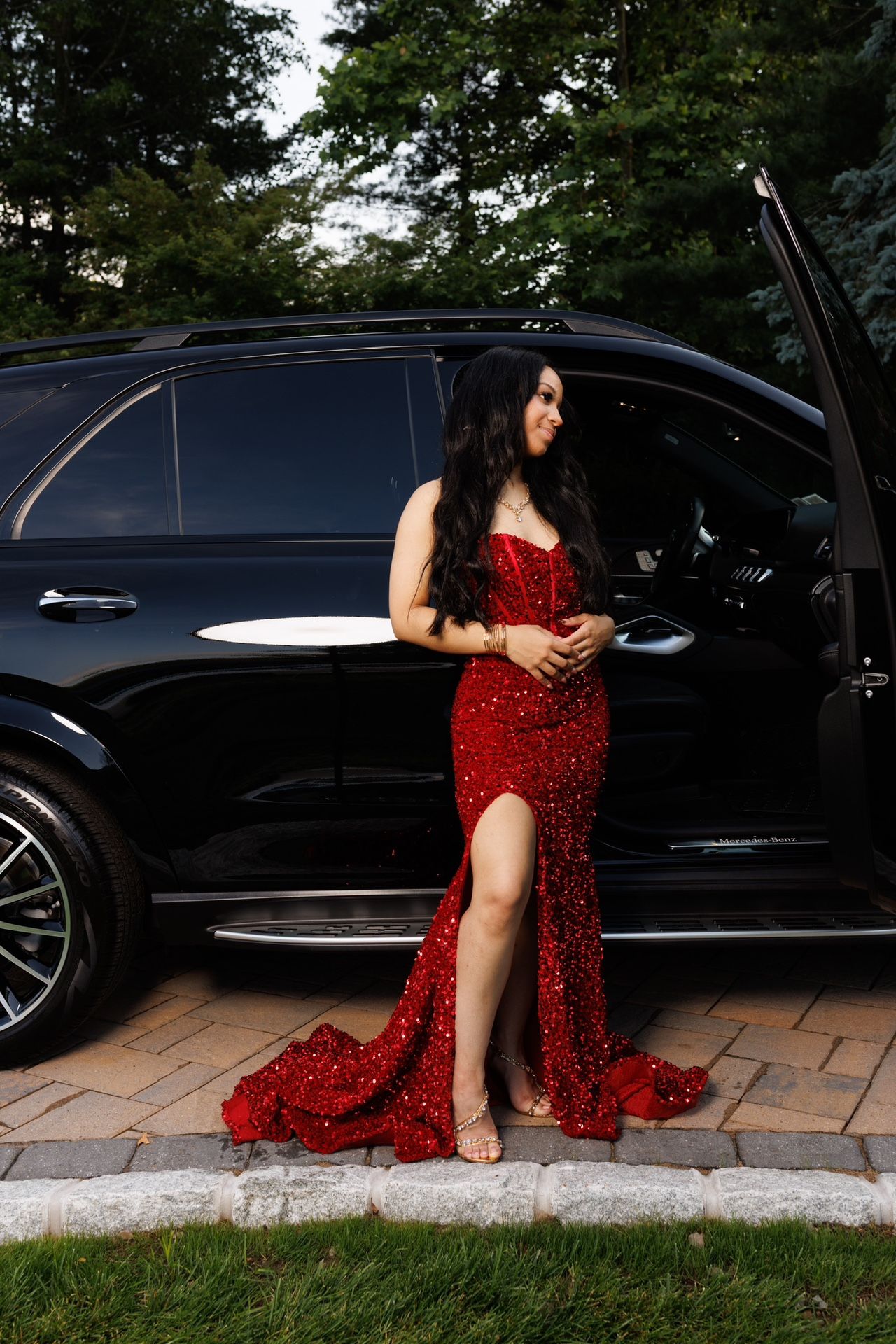 Red Prom Dress Size 2