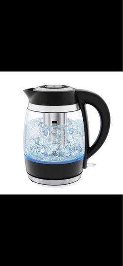 Chefman Fast-Boil 1.8L Infuser Kettle Black