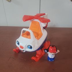 Fisher Price Little People Helicopter 