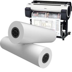 CAD Inkjet Paper Rolls 4 Pack 24”x150’ Each