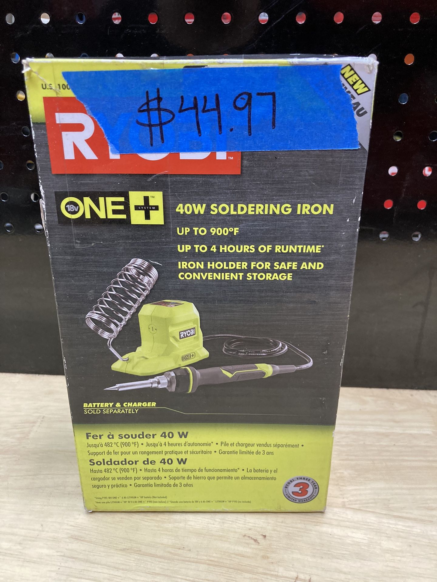 RYOBI ONE+ 18V Cordless 120-Watt Soldering Iron Topper (Tool Only