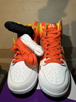 Candy Corn SB Dunk High Size 13