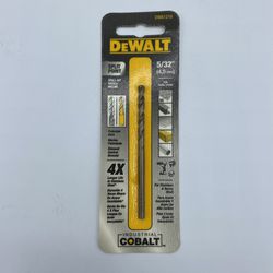 DeWalt DWA1210 Cobalt Steel Round Shank Drill Bit 3-7/64 L x 5/32 Dia. in.