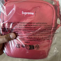 Supreme Leather Shoulder Bag