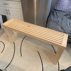 Modern Wood Bench