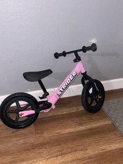 STRIDER Pink Toddler Balance Bike