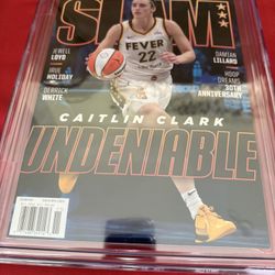 CAITLIN CLARK Rookie 2024 Slam Magazine #252  Indiana Fever  CGC 9.0 SEE DESC