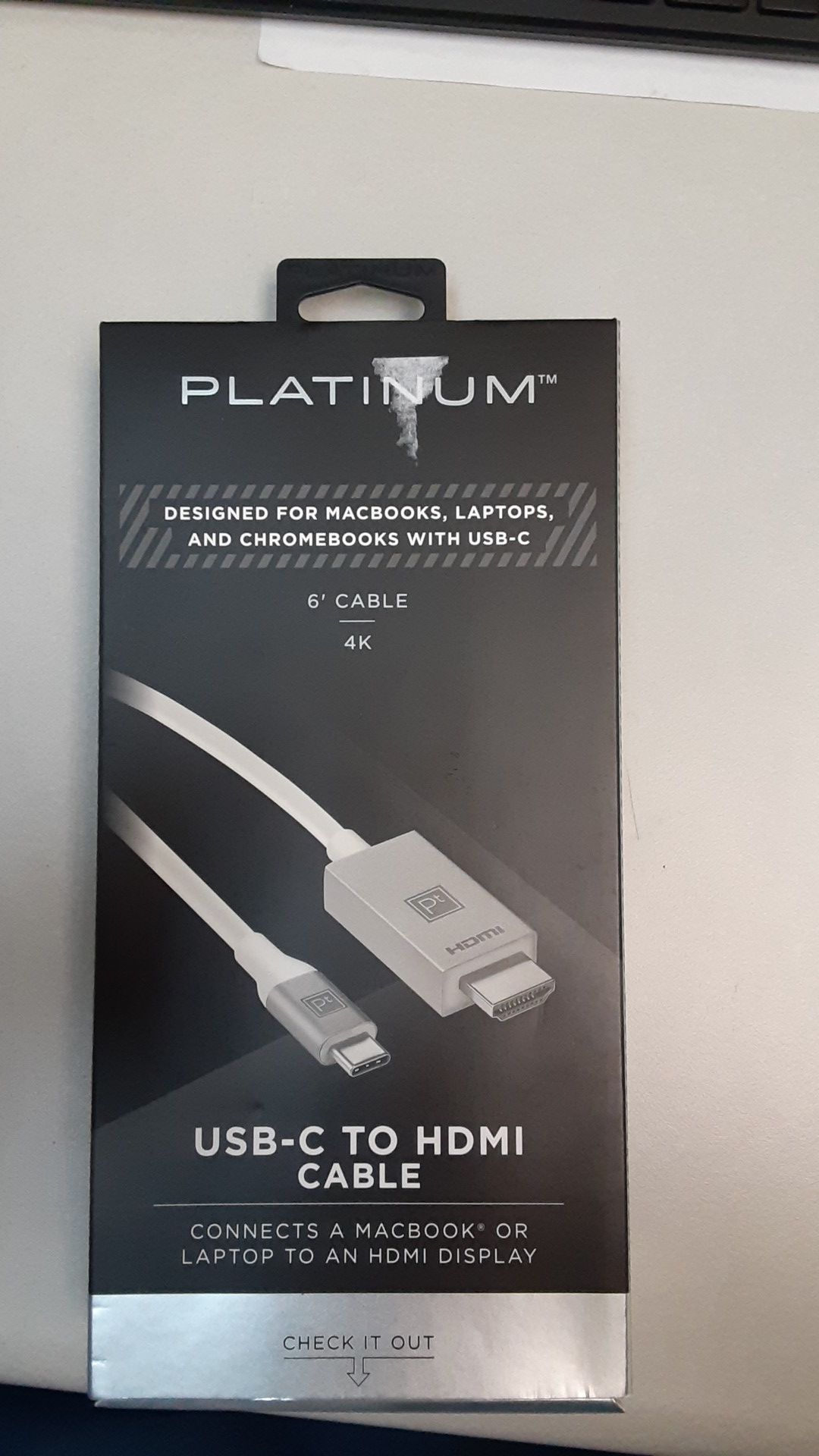 Platinum USB-C to HDMI cable.