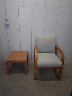 Side Chair and table $25