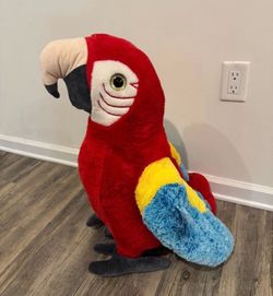Toddler Colorful Plush Parrot Toy - New - Still Has Tag - $27 Selling For $10