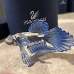 Swarovski Crystal Siamese Fighting Fish