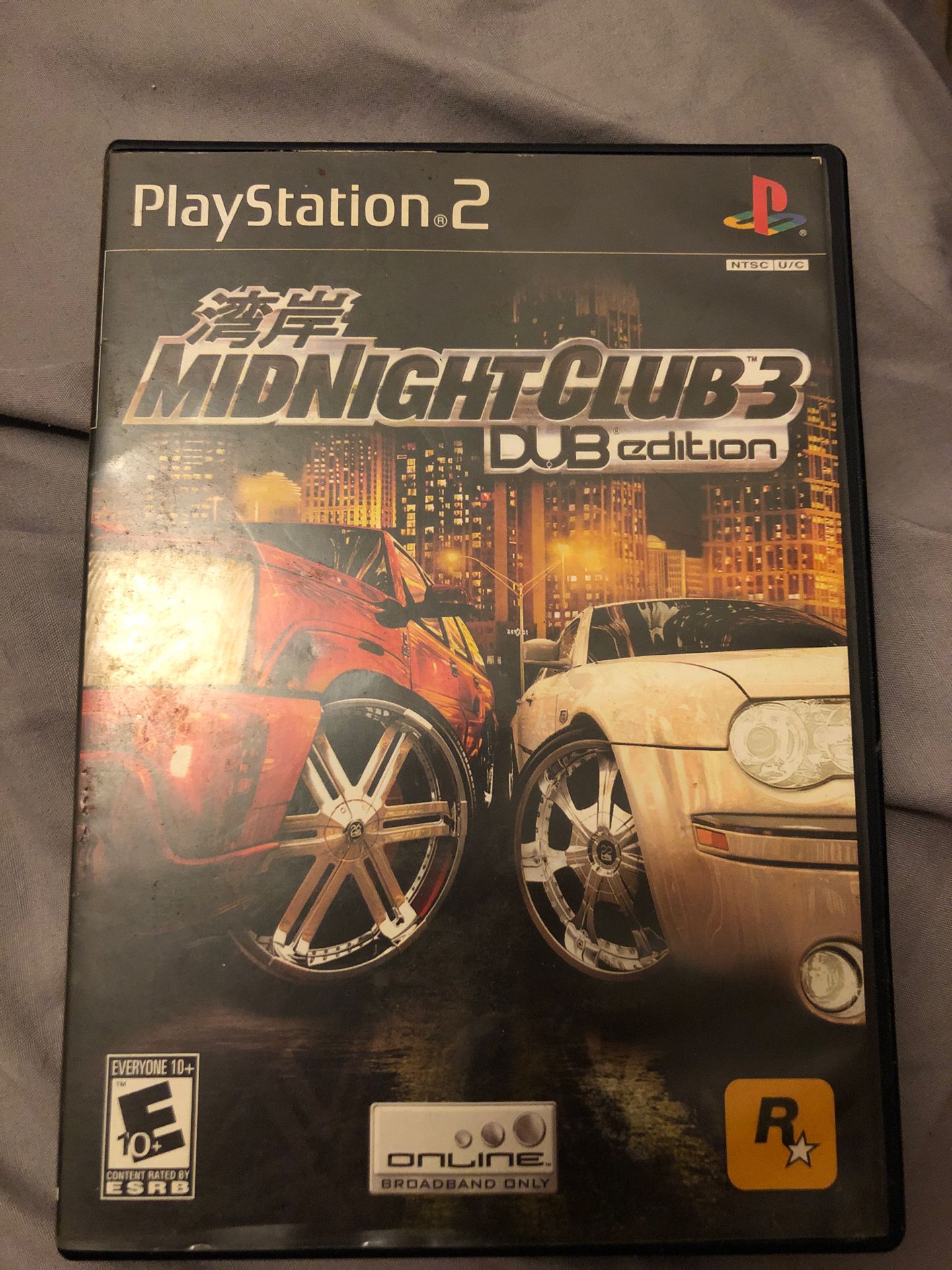 PS 2 Midnight club three dub edition