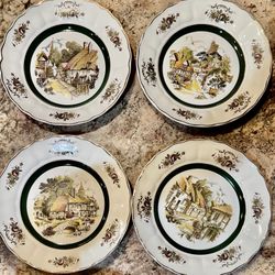 4 Princess House Wall /dinner Plates 