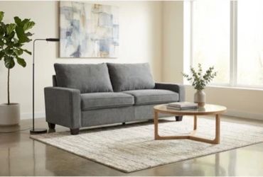 Living Spaces 80” deep seated sofa for sale