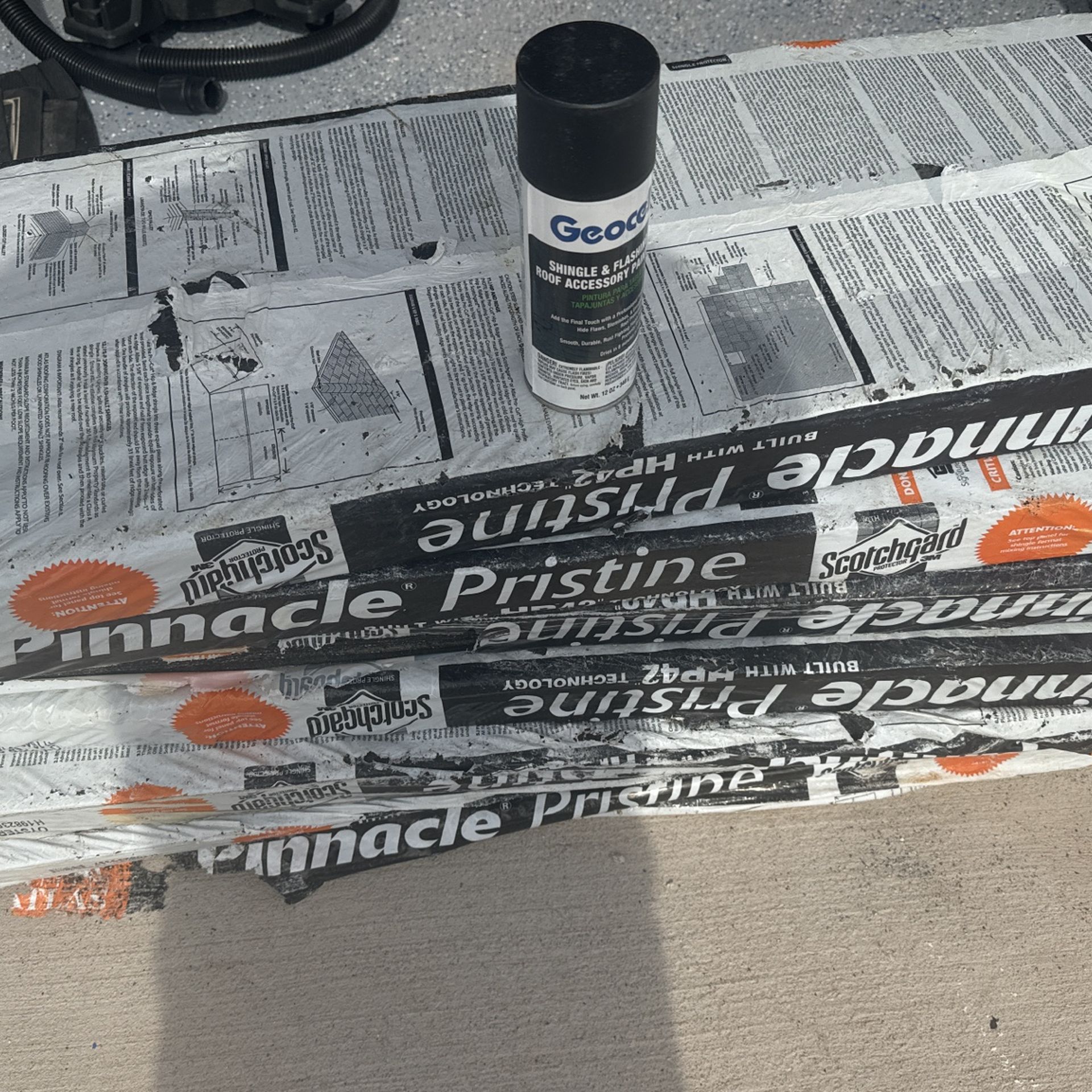 FREE Atlas Pinnacle Pristine Shingles Oyster Shell 7 Bundles